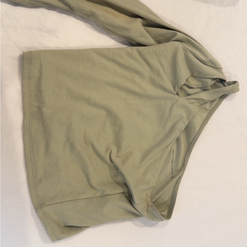Abercrombie & Fitch Olive Green Blouse
